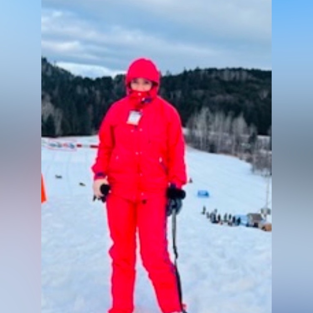 Solstice Women Red Snow Ski Waterproof Set Parka Jacket with matching Pants